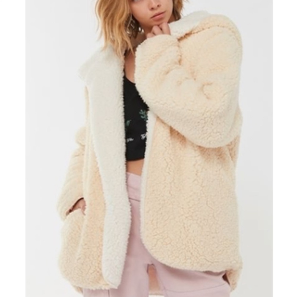 Urban Outfitters hoodie teddy jacket size M/L